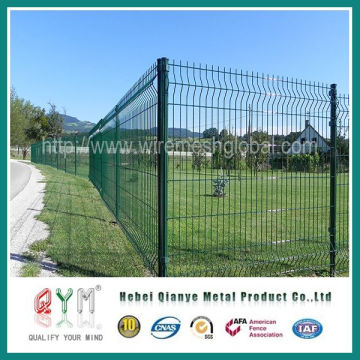 Green Powder Coated Welded Mesh Fence/3D Type Mesh Fence/Welded Mesh Fence